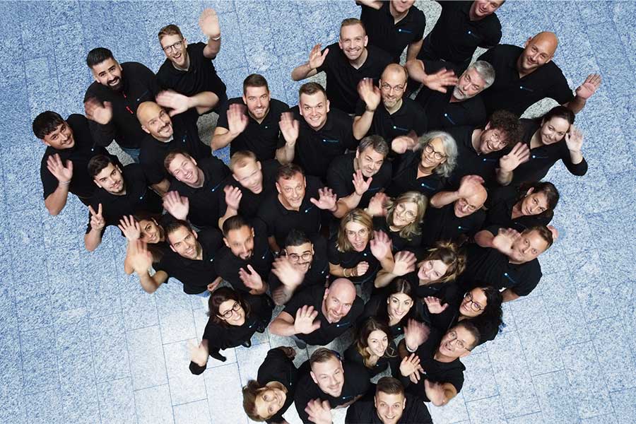 motiviertes Team Team Procamed
