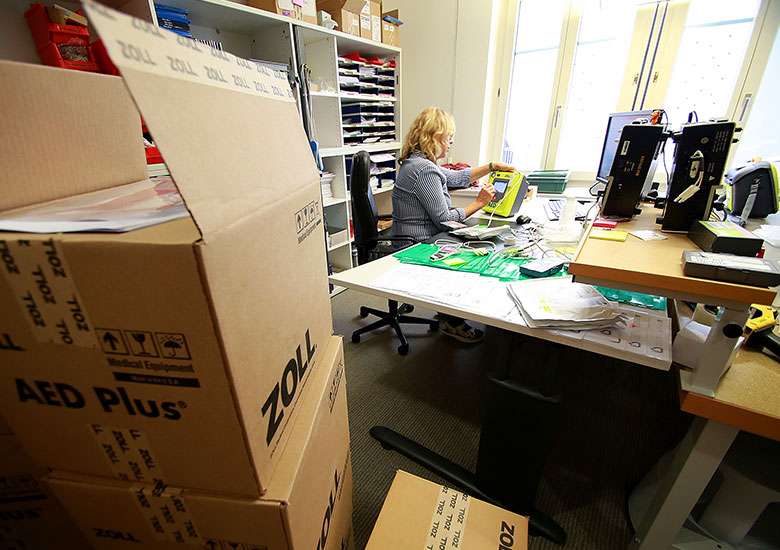 Vorbereitung von AEDs