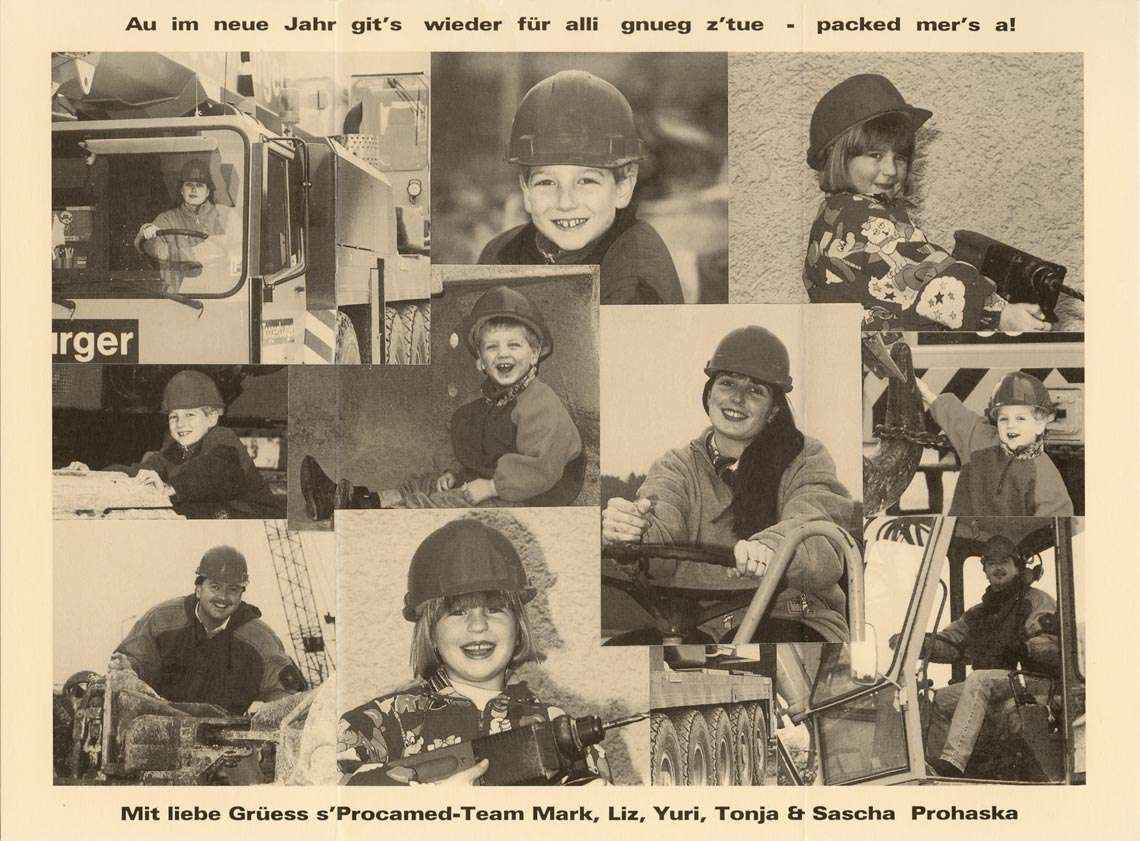 Weihnachtskarte 1995