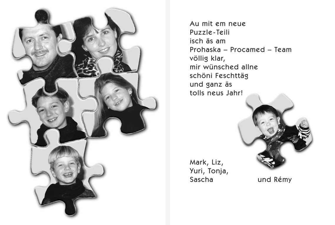 Weihnachtskarte 1998