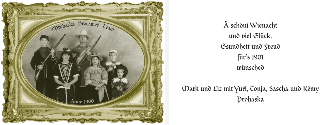 Weihnachtskarte 2000