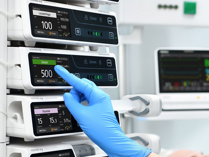 Infusionstechnik Mindray eVP im Einsatz