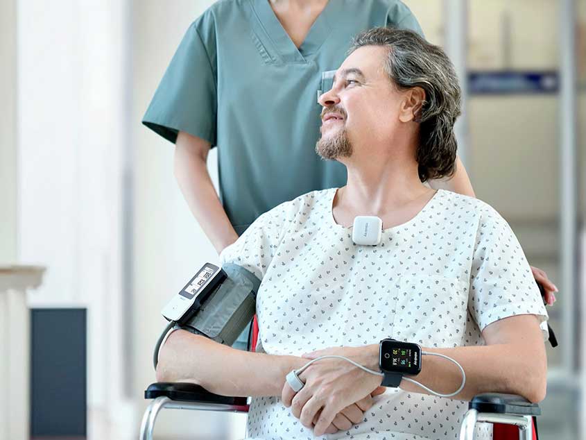 mWear von Mindray Tragbare Patientenüberwachung