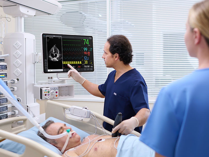 Überwachung mit Patientenmonitor